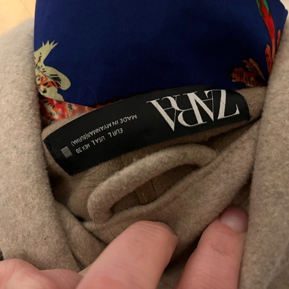 Zara size L spring/fall wrap jacket - Picture 7 of 8